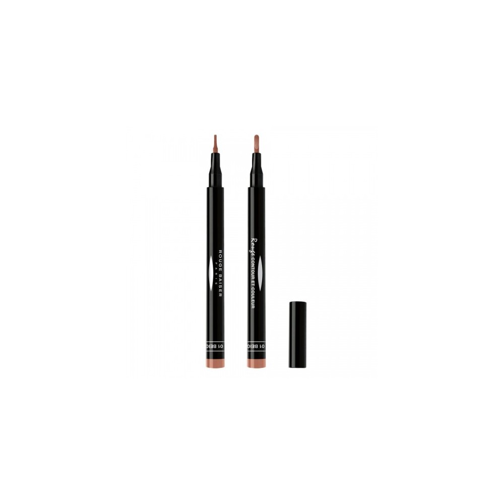 Rouge Baiser Rouge Contour Et Couleur Pennarello Labbra N. 1 Beige 