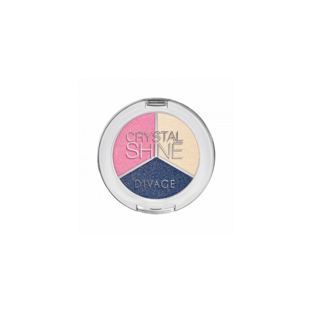 Divage Crystal Shine Ombretto N.02 Rose Champagne Blue 