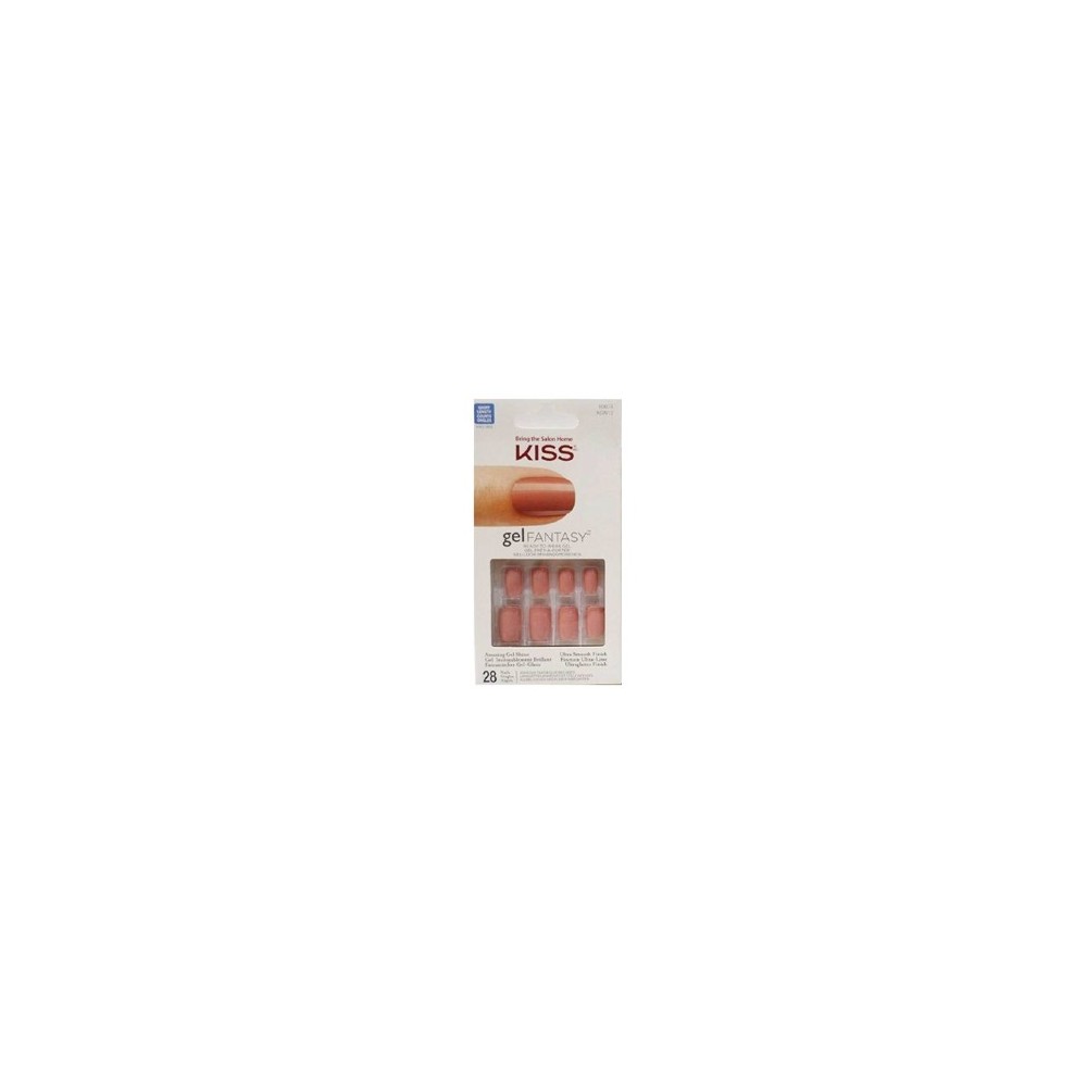 Kiss Gel Fantasy 28 Unghie Artificiali Colorate Kgn12C 
