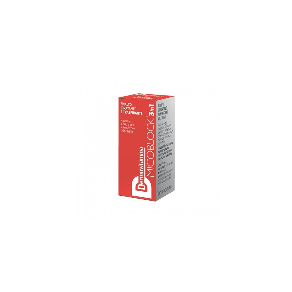 Pasquali Dermovitamina Micoblock 3 In 1 Smalto Idratante E Traspirante Arancio Brillante 