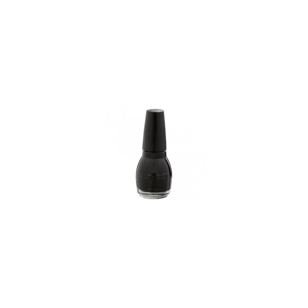Sinfulcolors Cream Nail Smalto Per Le Unghie N.103 Black On Black 
