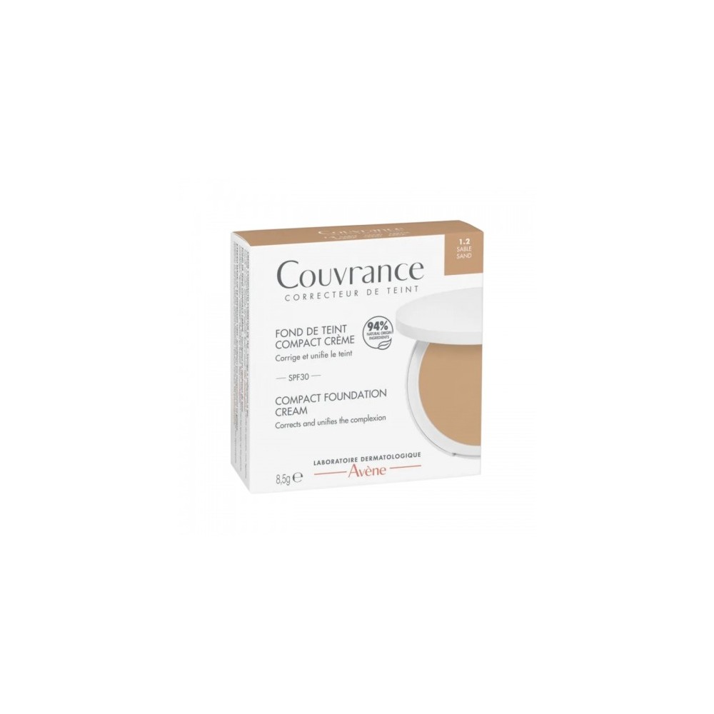 Avene Couvrance Fondotinta Compatto In Crema N. 1.2 Sable 