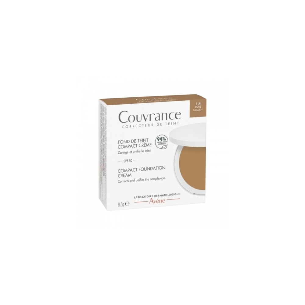 Avene Couvrance Fondotinta Compatto In Crema N. 1.4 Dorè 