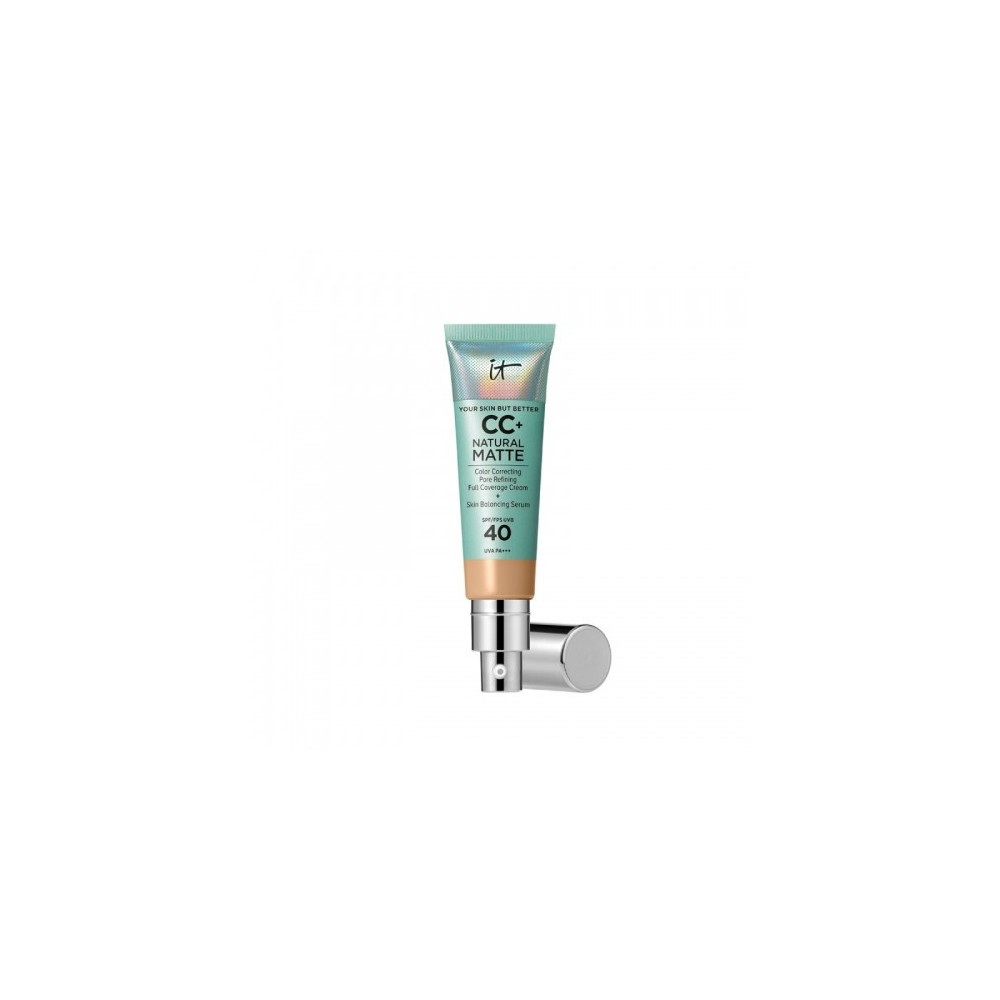 It Cosmetics Cc+ Cream Natural Matte Foundation Spf40 Fondotinta Coprente Medium Tan 