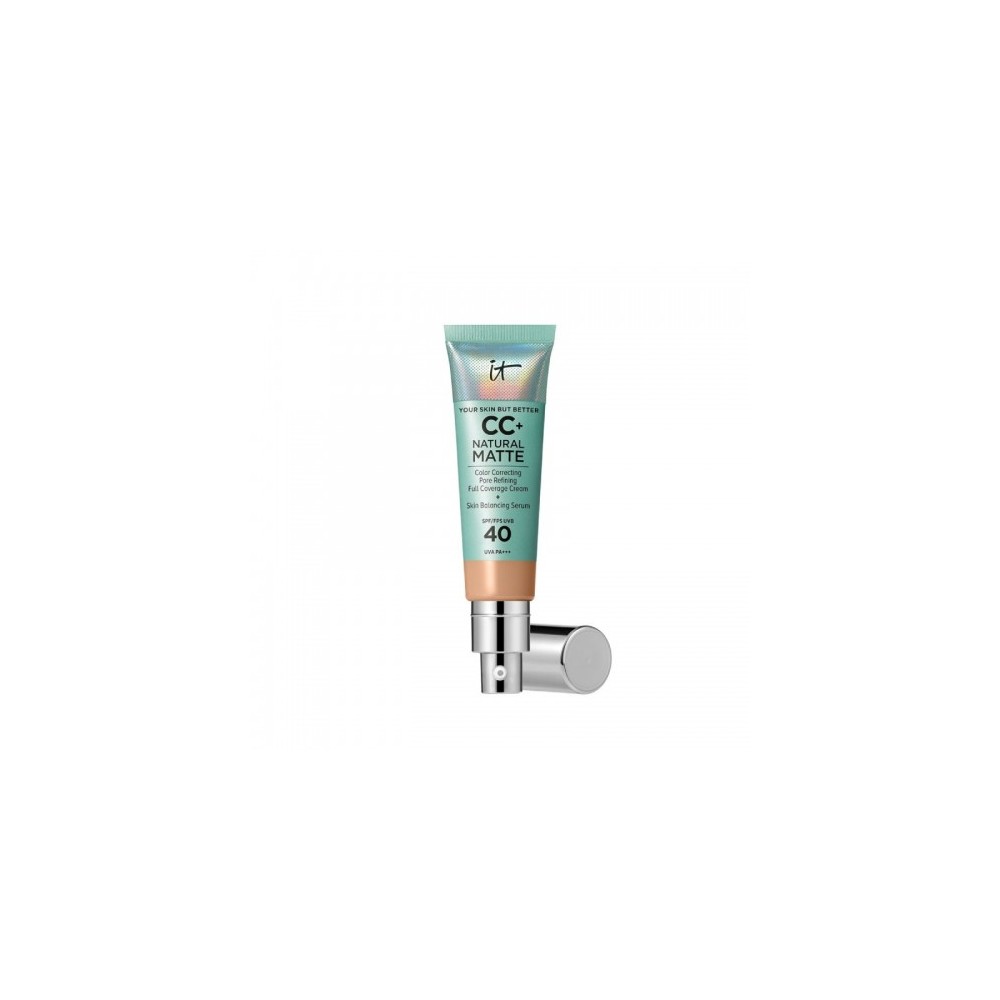 It Cosmetics Cc+ Cream Natural Matte Foundation Spf40 Fondotinta Coprente Neutral Medium 