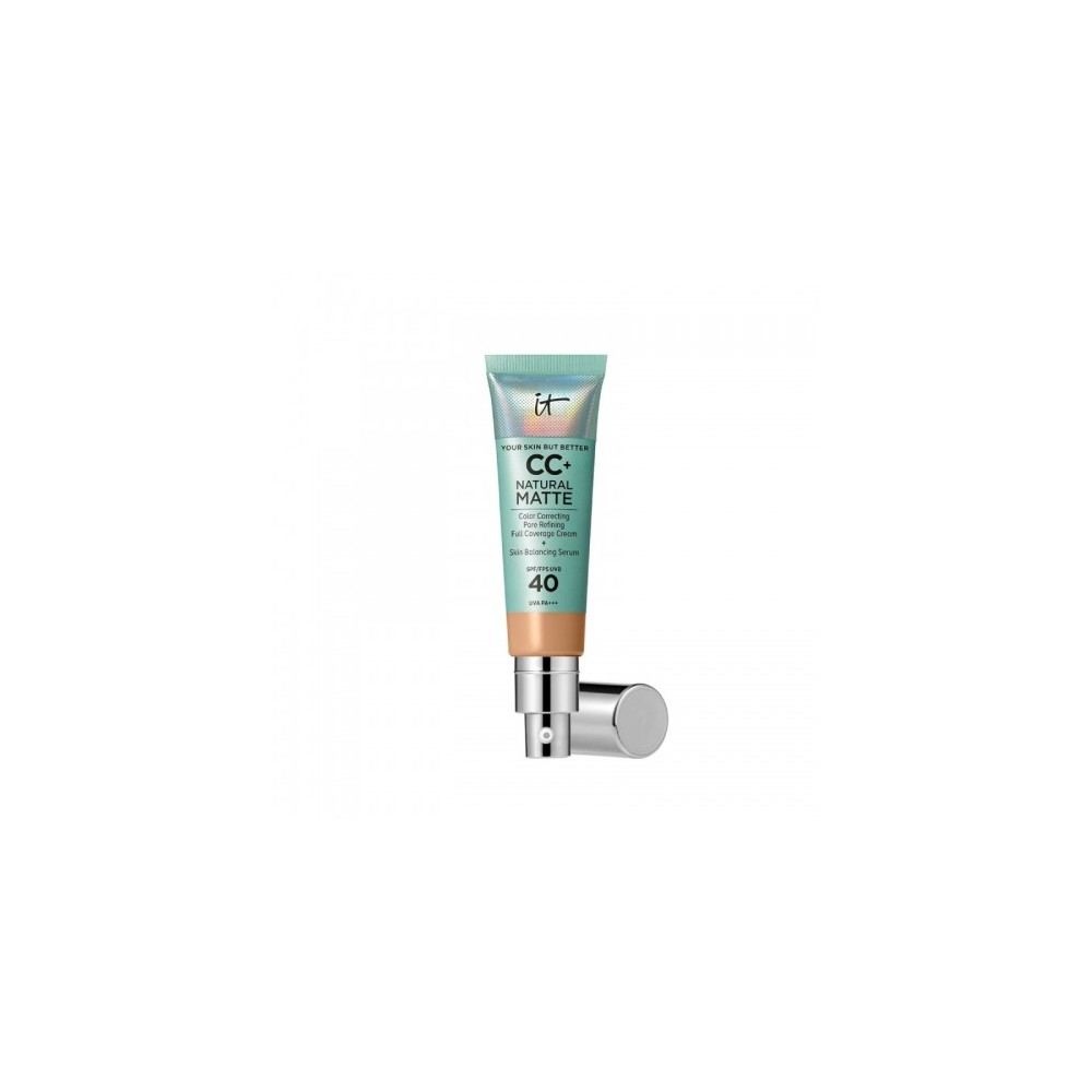 It Cosmetics Cc+ Cream Natural Matte Foundation Spf40 Fondotinta Coprente Neutral Tan 
