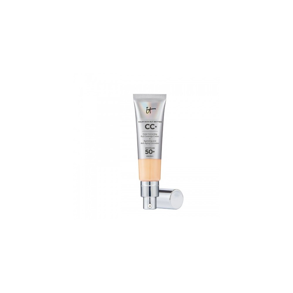 It Cosmetics Cc+ Full Coverage Cream Spf50+ Fondotinta Fluido Light Medium 