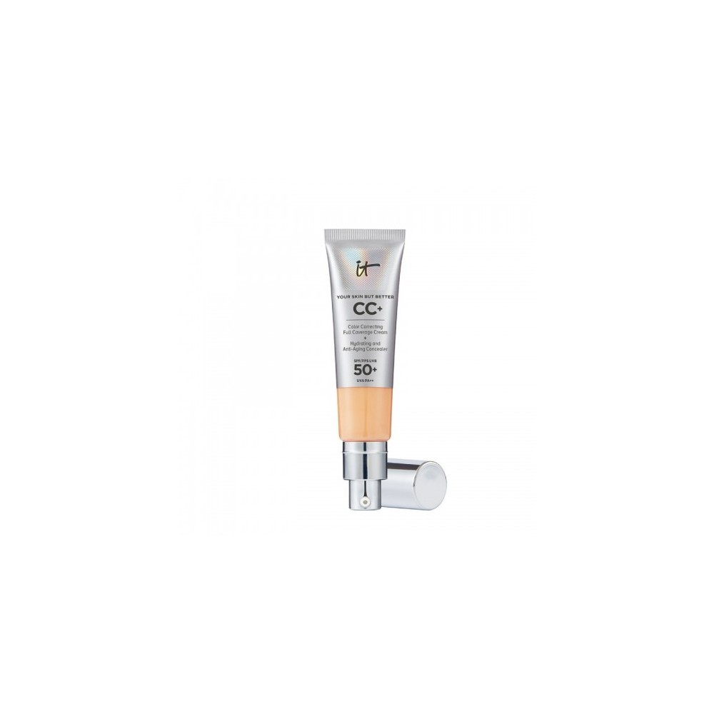 It Cosmetics Cc+ Full Coverage Cream Spf50+ Fondotinta Fluido Neutral Medium 