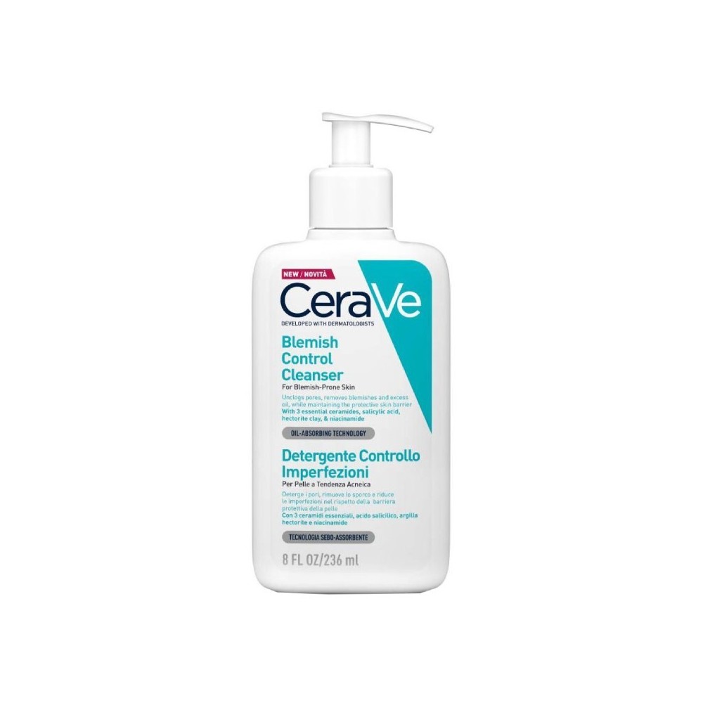 CeraVe Blemish Control Clenser Detergente Controllo Imperfezioni 236 ml 