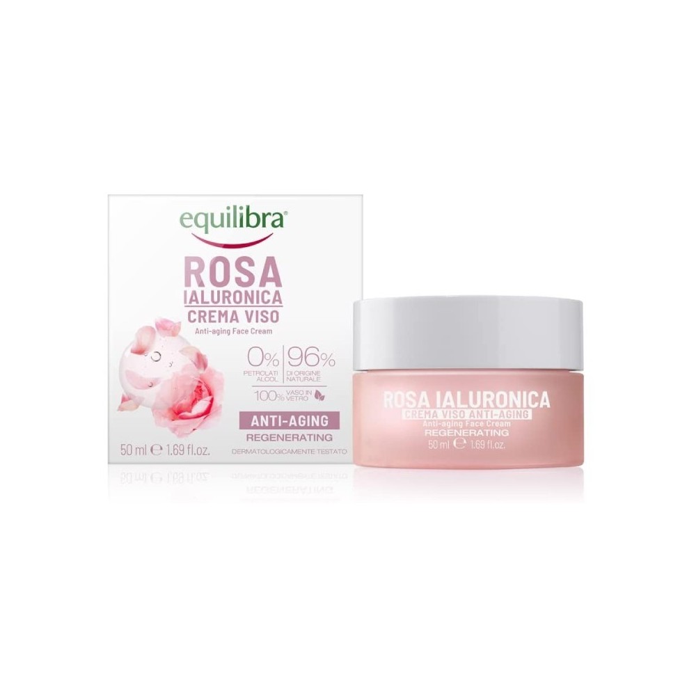 Equilibra Rosa Ialuronica Crema Viso Anti-Aging 50 ml 