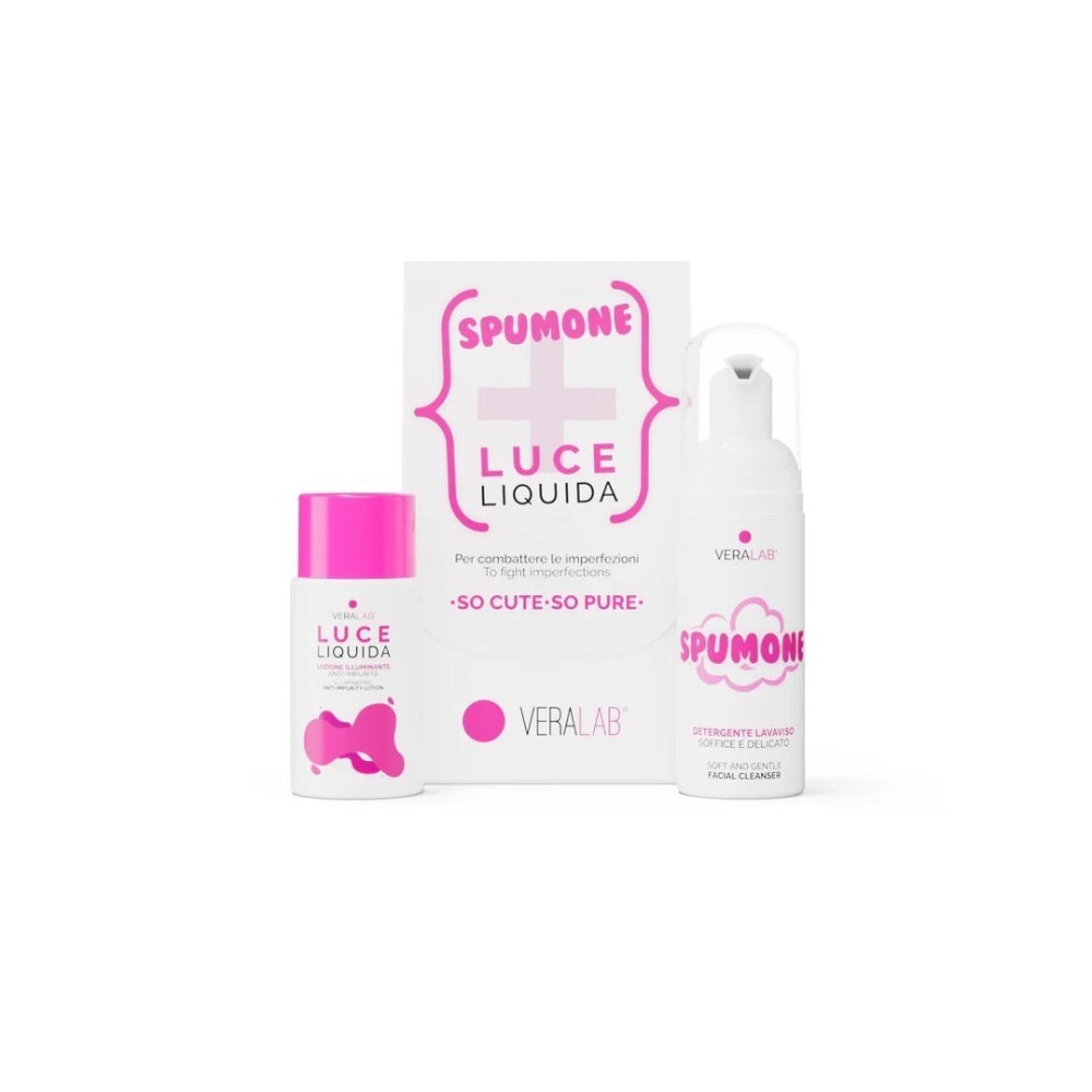 Veralab So Cute So Pure Spumone + Luce Liquida Kit Viso 