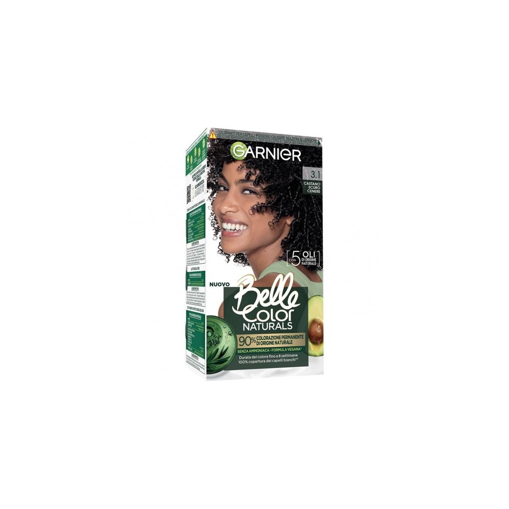 Garnier Belle Color Naturals Tinta Per Capelli N. 3.1 Castano Scuro Cenere 
