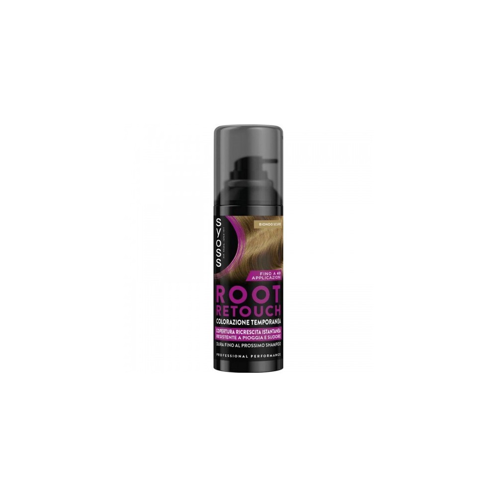 Palette Syoss Spray Ritocco Ricrescita Temporaneo Biondo Scuro 