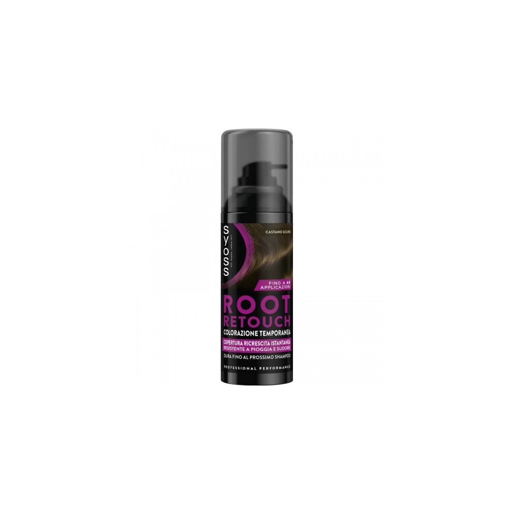 Palette Syoss Spray Ritocco Ricrescita Temporaneo Castano Scuro 