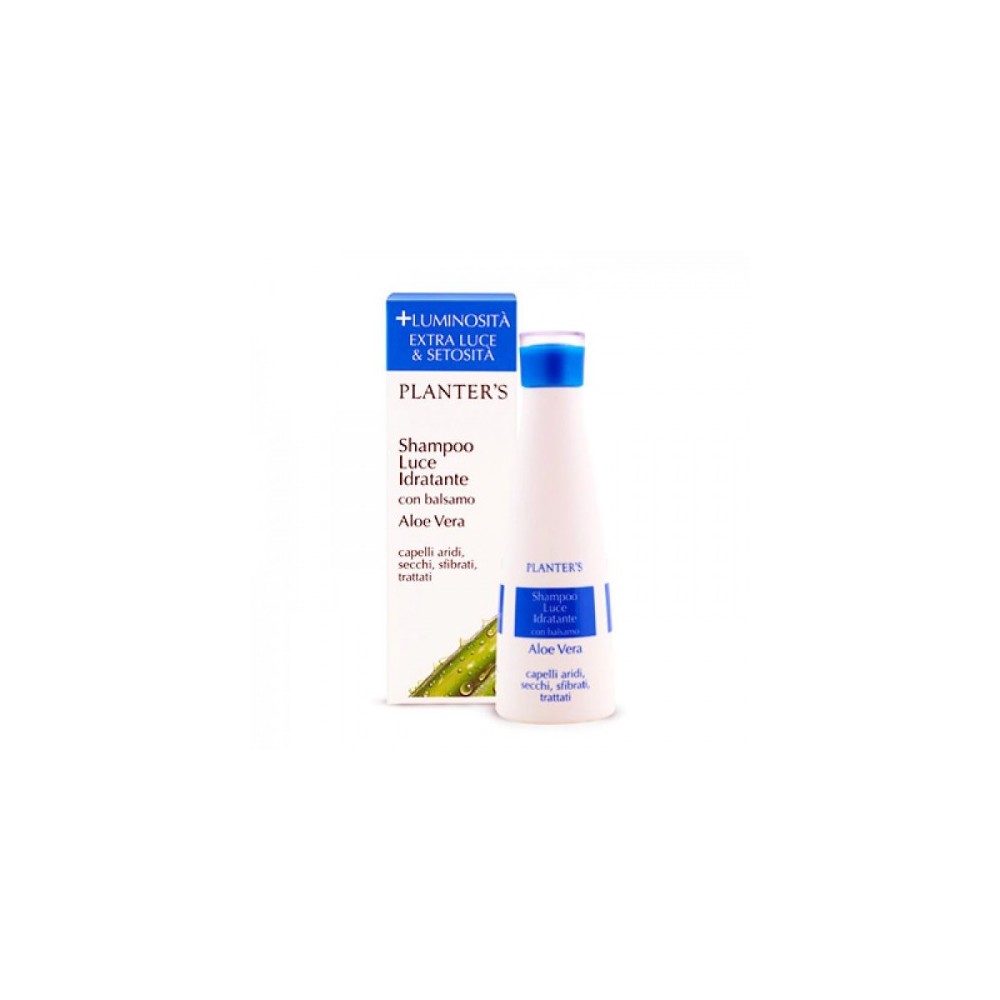 Planter S Shampoo Luce  Idratante All' Aloe Vera Per Capelli Secchi E Sfibrati 200ml 