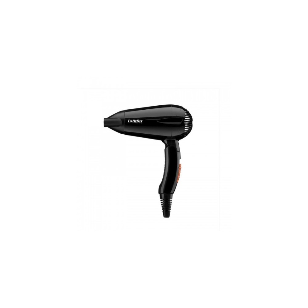 Babyliss Travel Dry 5344E Asciugacapelli Da Viaggio Nero 