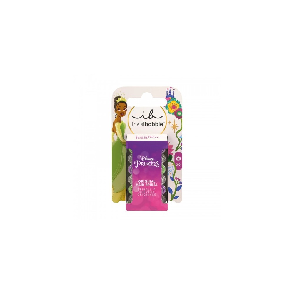 Invisibobble Kids Original Disney Princess Tiana 6 Elastici A Spirale Per Capelli 