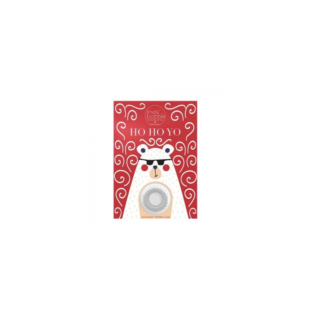 Invisibobble Xmas Greeting Card Original  Elastico Per Capelli In Silicone Ho Ho Yo 