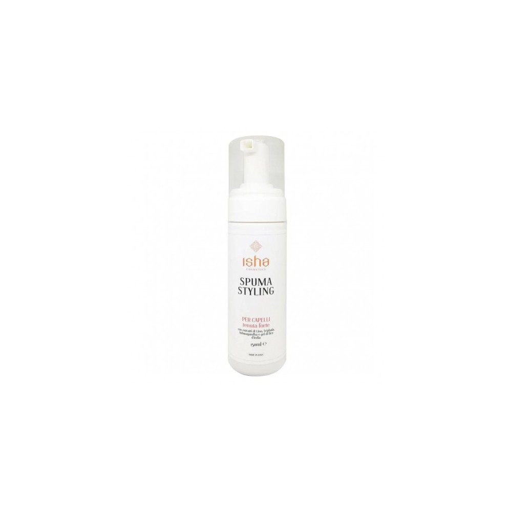 Isha Mousse Styling Ai Semi Di Lino A Tenuta Forte 150 Ml 