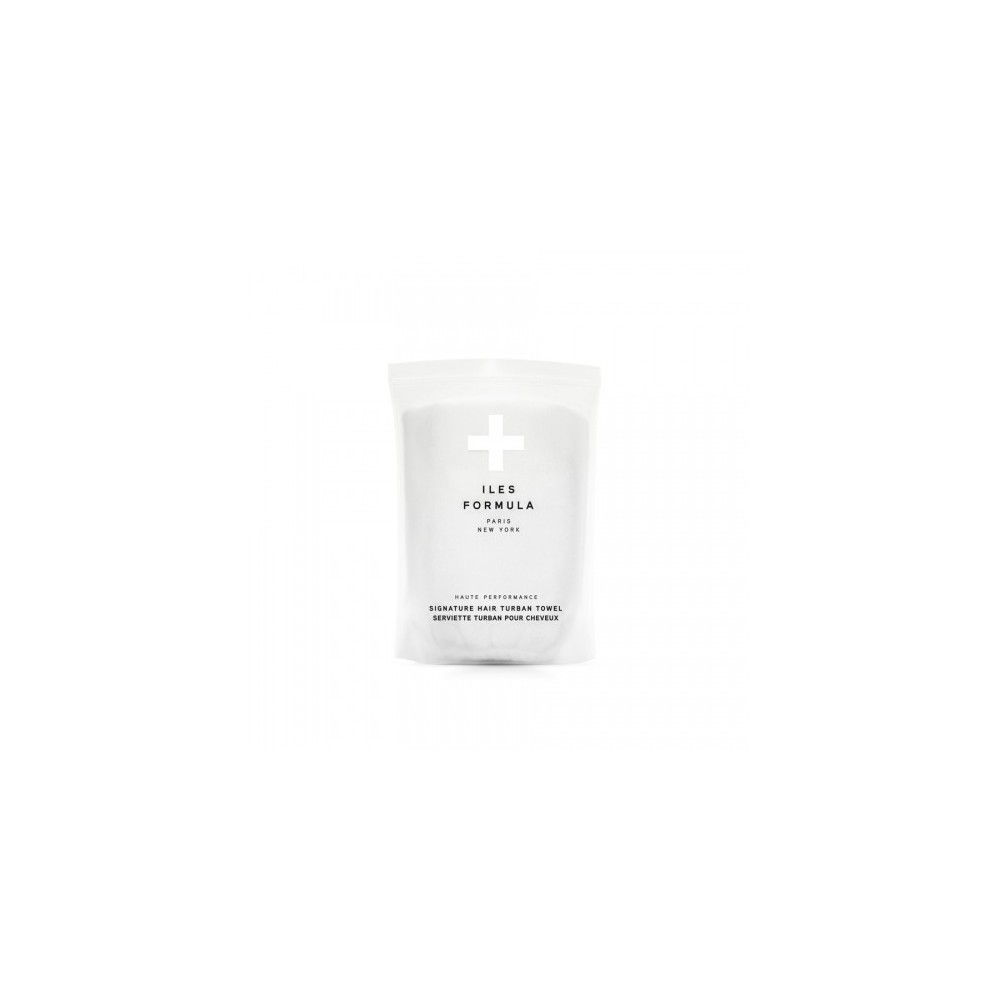 Iles Formula Asciugamano A Turbante Colore Bianco 