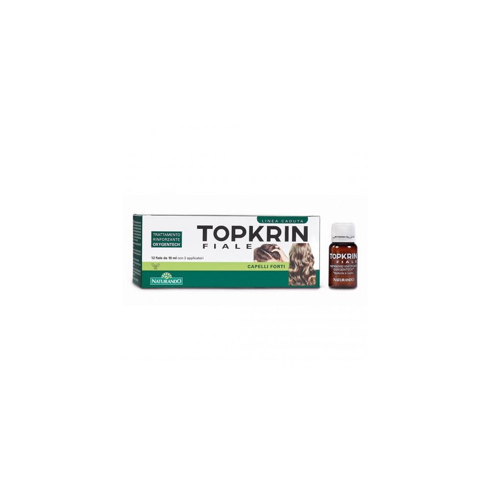 Naturando Topkrin Trattamento Rinforzante Per Capelli Forti E Sani 12 Fiale 