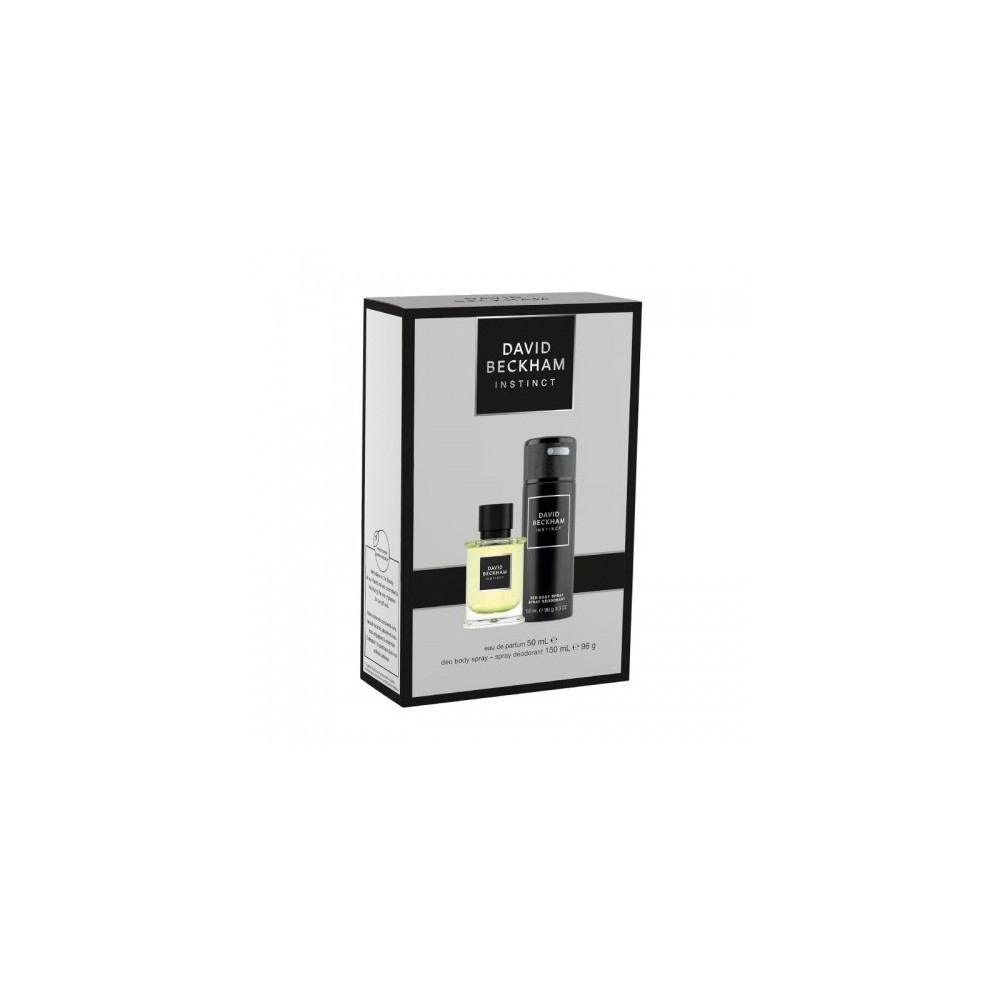 David Beckham Instinct EdP Uomo 50 Ml + Deo Spray Corpo 150 Ml 