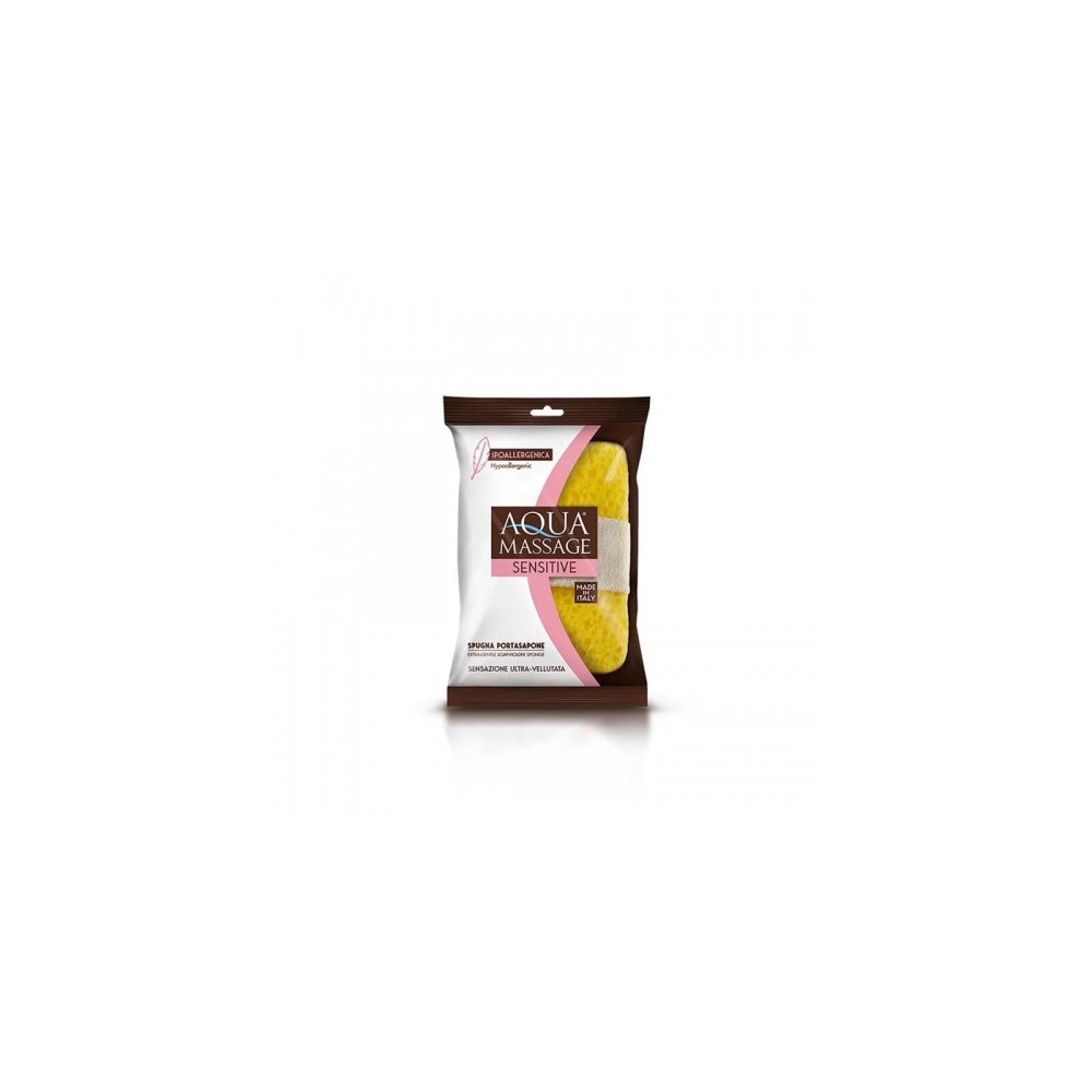 Aqua Massage Sensitive Spugna Portasapone Ipoallergenica Colori Assortiti 