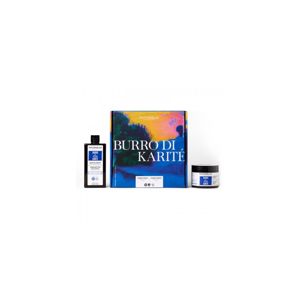 Phytorelax Cofanetto Burro Di Karitè Bagno Crema 250 Ml + Crema Ricca Corpo 250 Ml 