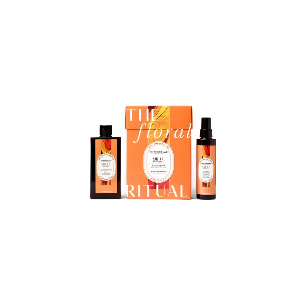Phytorelax The Floreal Ritual Miele Millefiori Bagnodoccia 250 Ml + Acqua Profumata 150 Ml 
