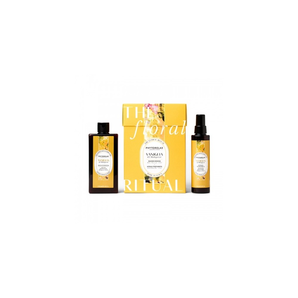 Phytorelax The Floreal Ritual Vaniglia Del Madagascar Bagnodoccia 250 Ml + Acqua Profumata 150 Ml 