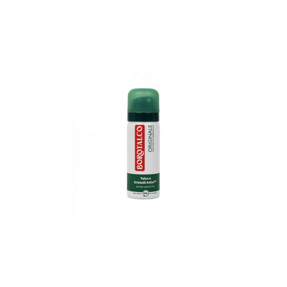 Borotalco Originale Profumo Di Borotalco Deodorante Talco A Cristalli Attivi Extra Asciutto 50 Ml Spray 