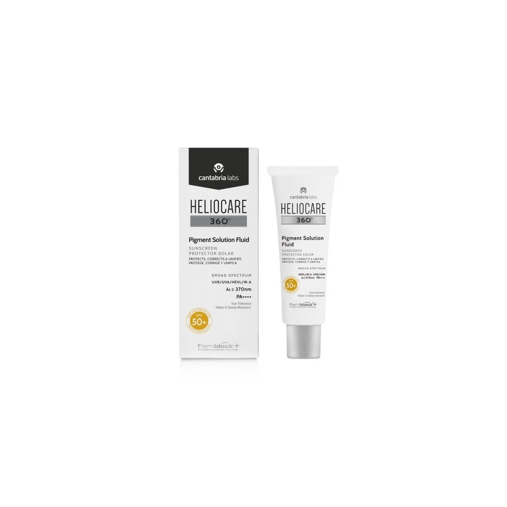 Difa Cooper Heliocare 360 Pigment Solution Fluid SPF50+ Fluido Ad Alta Protezione Solare 50 Ml 