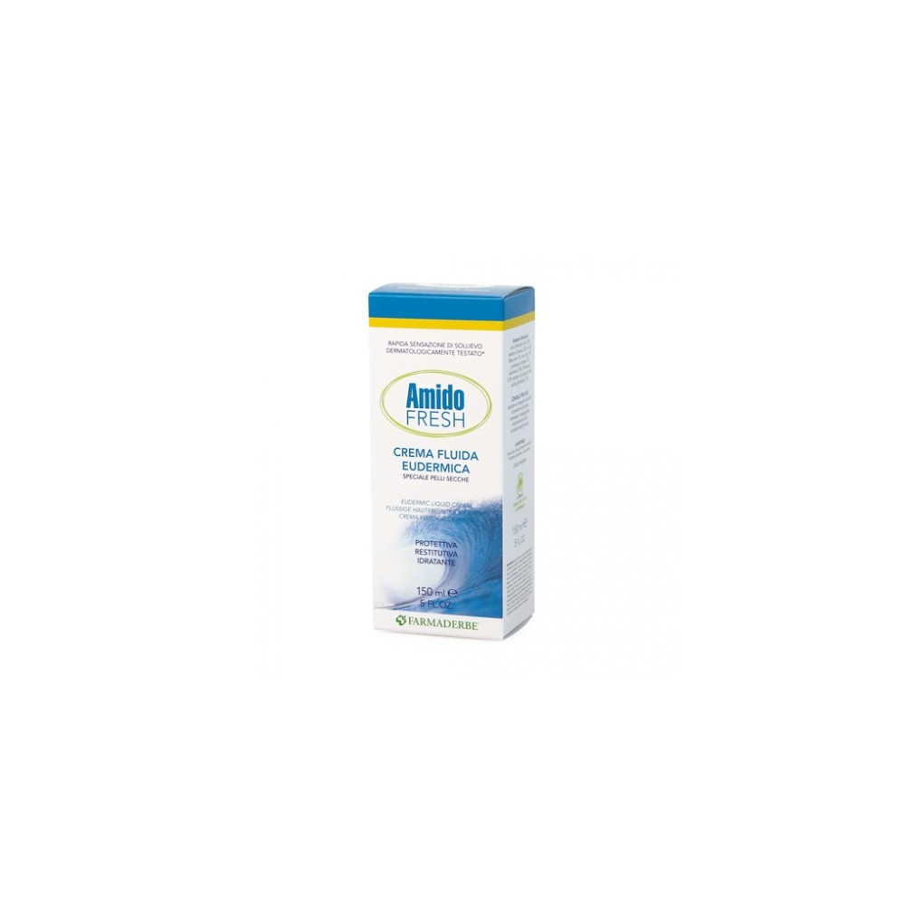 Farmaderbe Amido Fresh Crema Fluida Eudermica Per Pelli Secche 150 Ml 