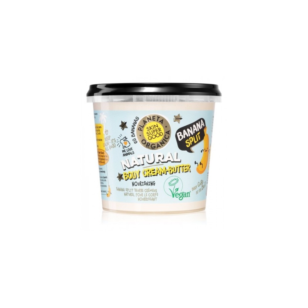 Planeta Organica Banana Split Burro Nutriente Corpo 360 Ml 