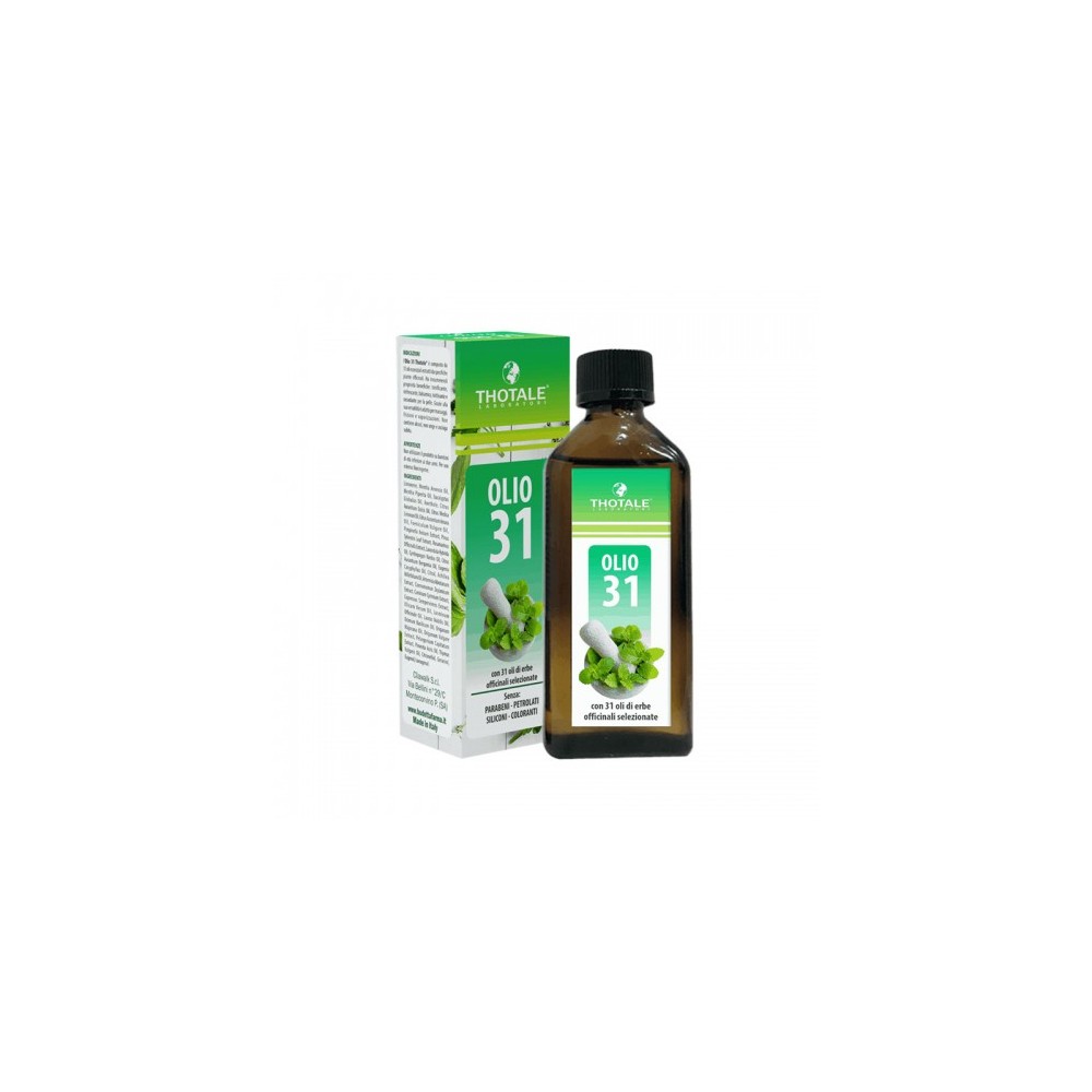 Thotale Olio 31 Olio Tonificante Balsamico E Rassodante Per Le Pelle 100 Ml 