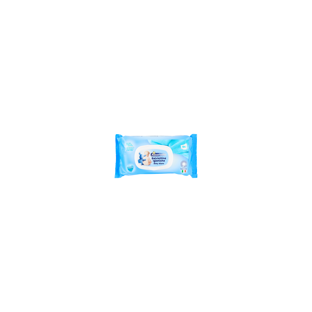 Assorbello Salviettine Igieniche Per Bambini 64 Salviette 