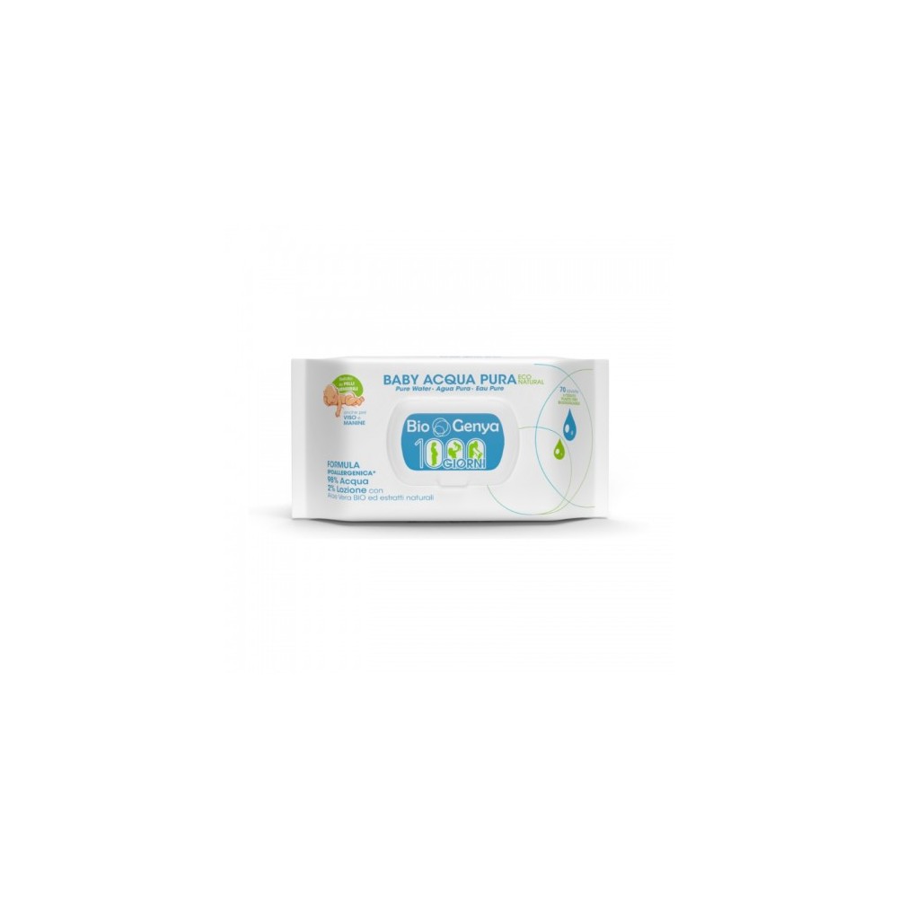 Biogenya 1000 Giorni Baby Acqua Pura 70 Salviette Per Neonato 