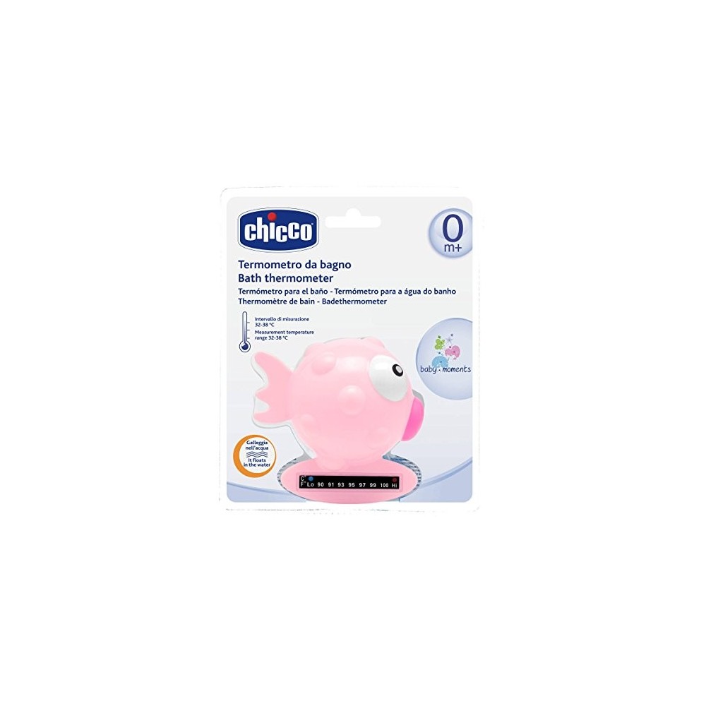 Chicco Termometro Da Bagnetto Indicatore Di Temperatura Pesce Rosa 