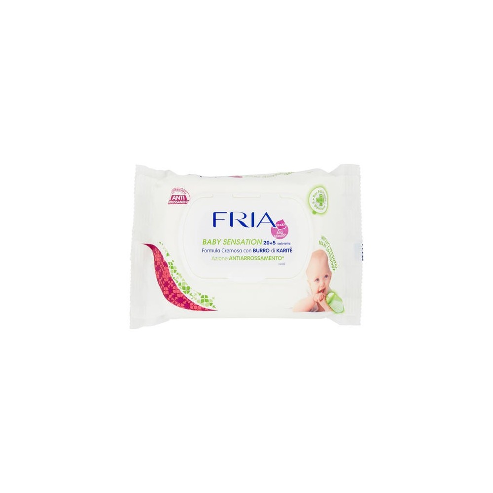 Fria Baby Sensation 25 Salviette Anti Arrossamento 