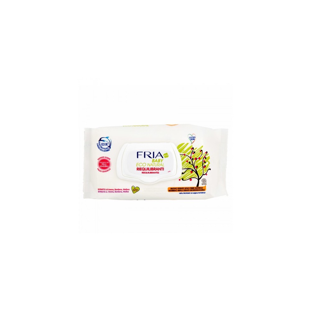 Fria Baby Eco Natural 72 Salviette Riequilibranti 