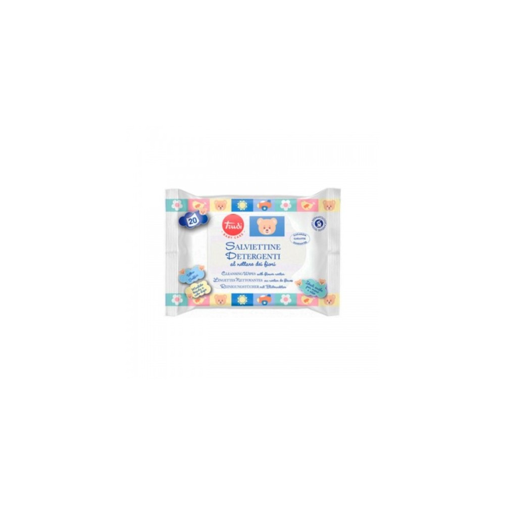 Trudi Baby Care 20 Salviettine Detergenti Al Nettare Dei Fiori 