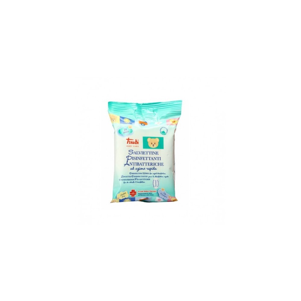 Trudi 20 Salviettine Disinfettanti Antibatteriche 