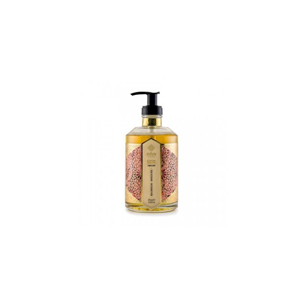 Isha Rosa Damascena Sapone Liquido 375 Ml 