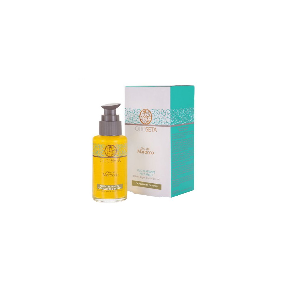 Barex Olioseta Oro del Marocco Olio Trattante Capelli Fini o Biondi 100ML 
