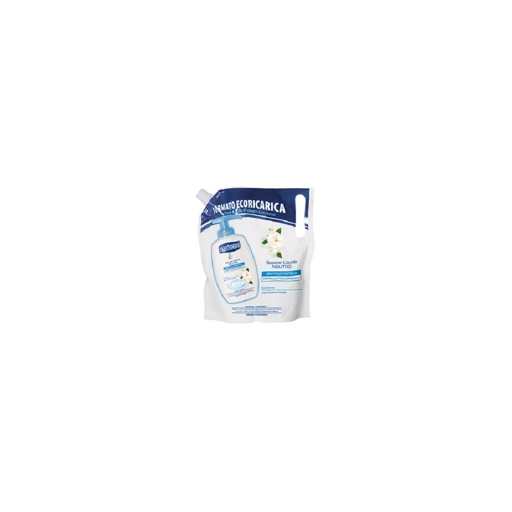 Mantovani Neutro Sapone Liquido Gardenia Formato Ecoricarica 750 Ml 
