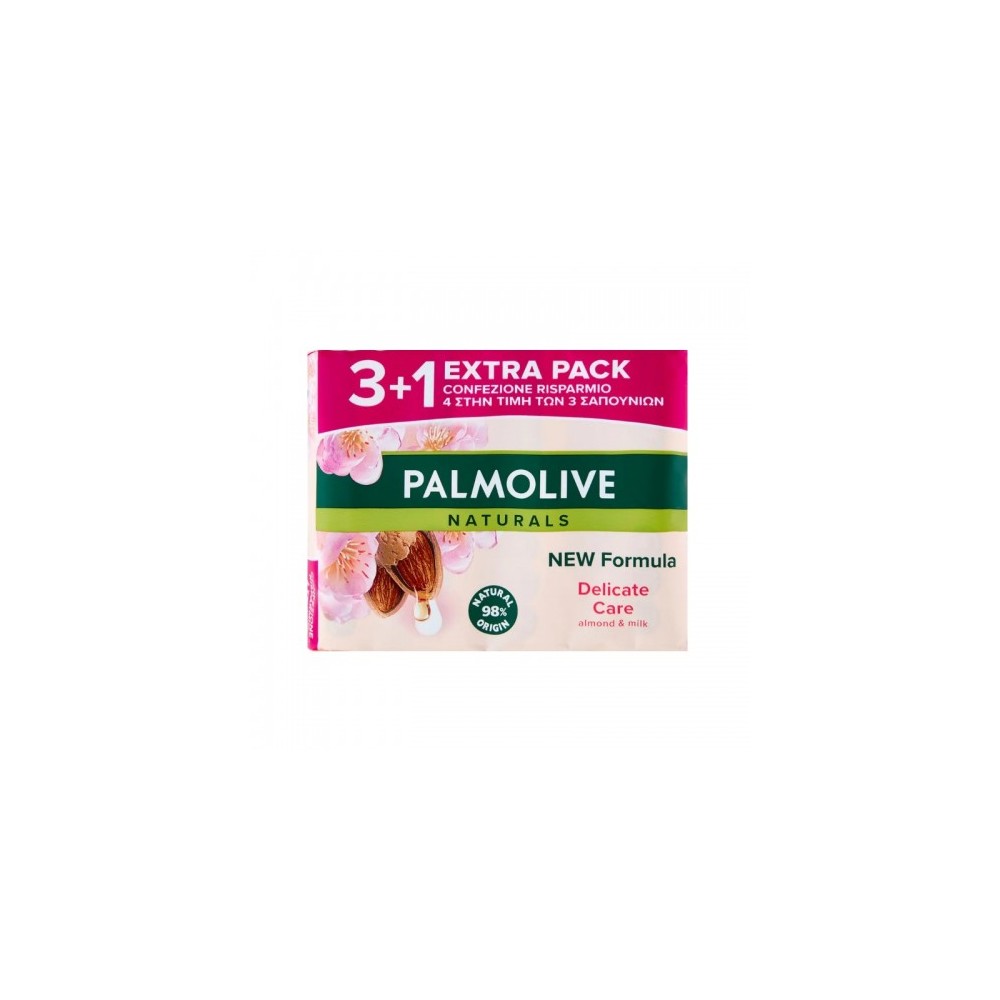Palmolive Naturals Mandorla E Latte 4 Saponette Da 90 G 