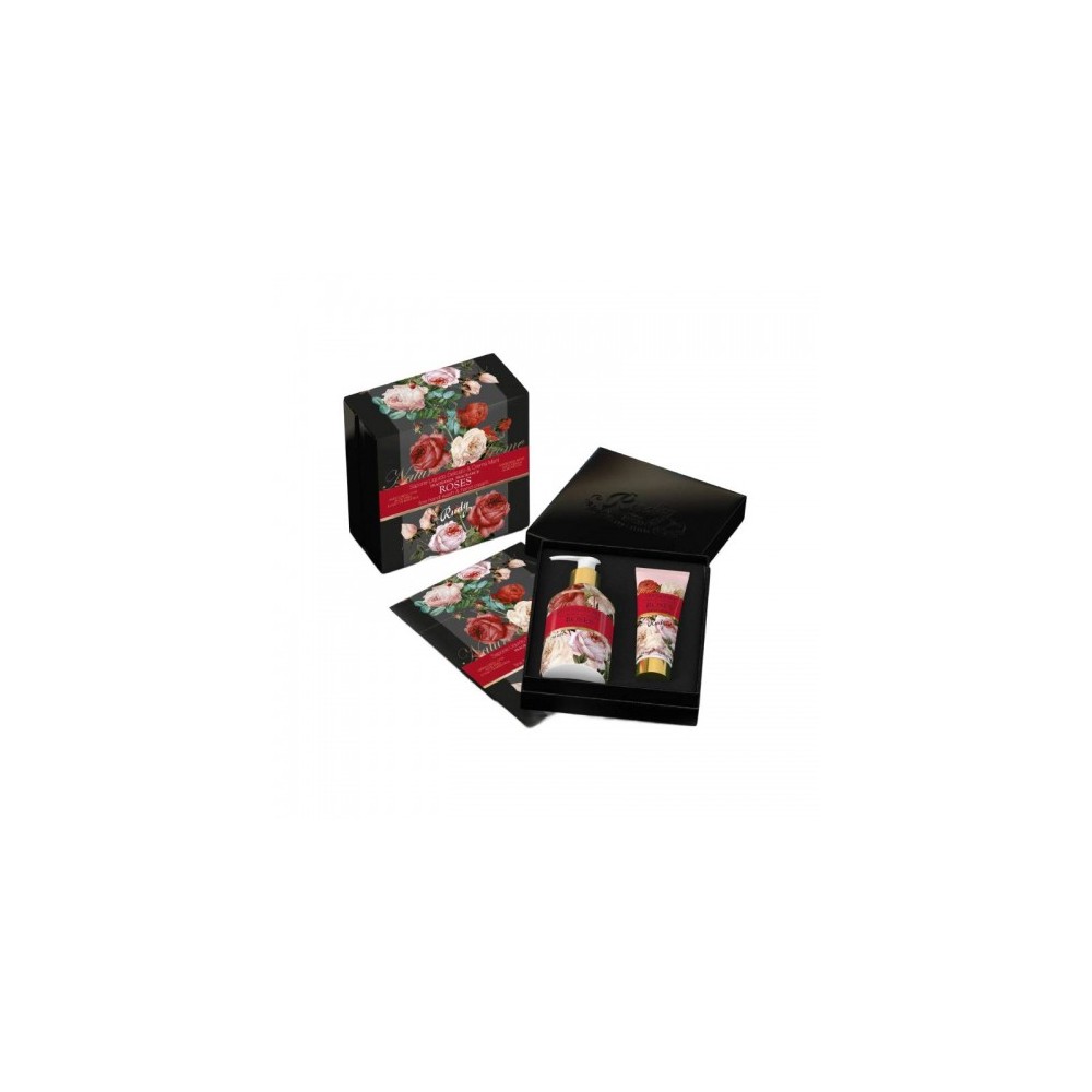 Rudy Set Regalo Nature & Arome Roses Sapone Liquido Delicato 250 Ml + Crema Mani 100 Ml 