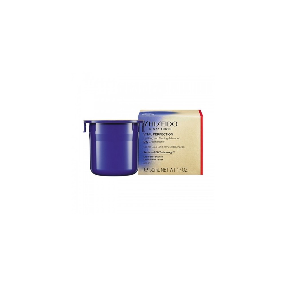 Shiseido Vital Perfection Uplifting And Firming Advanced Day Cream SPF30 Crema Antirughe Giorno 50 Ml Refill 