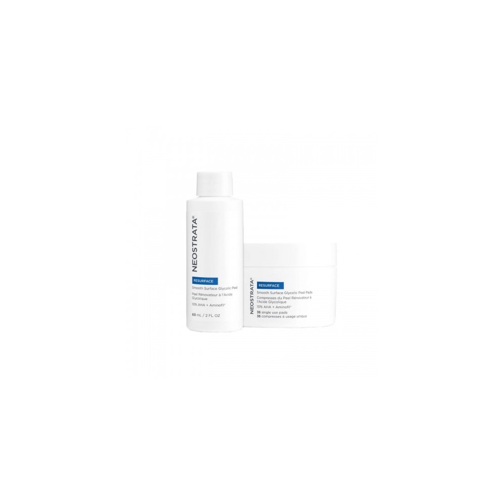 Neostrata Smooth Surface Glycolic Peel Trattamento Esfoliante 60 Ml + 36 Pad 