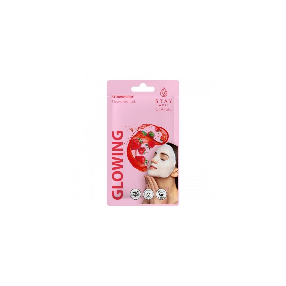 Stay Well Classic Glowing Strawberry Maschera Viso Illuminante 